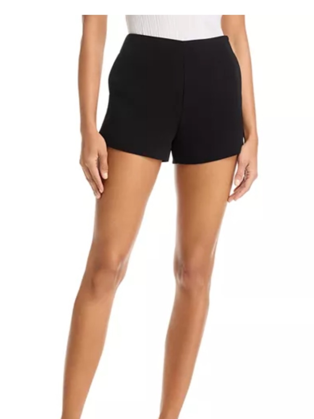 Aqua Bloomingdale's Shorts Black Pull-On L retail $58